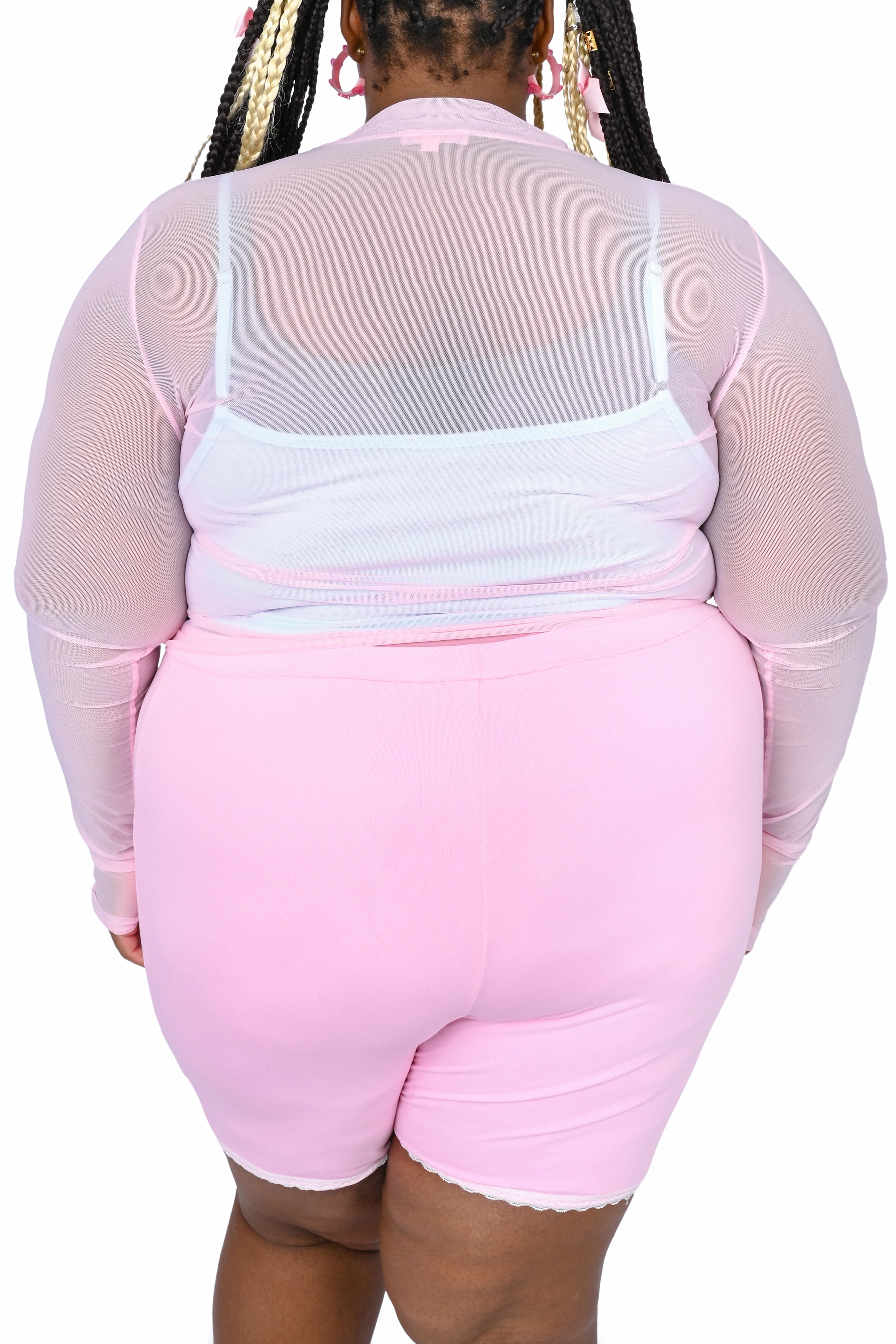 Basics Biker Shorts - Pink - Image 5