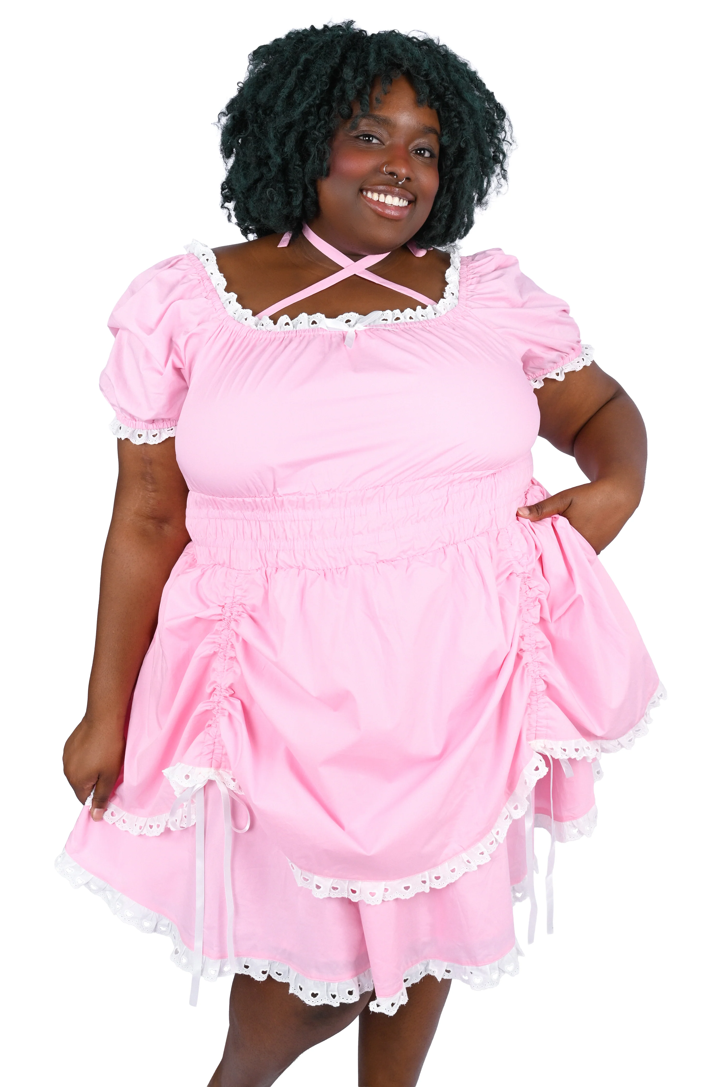 Bella Picnic Dress - Pink - Image 4