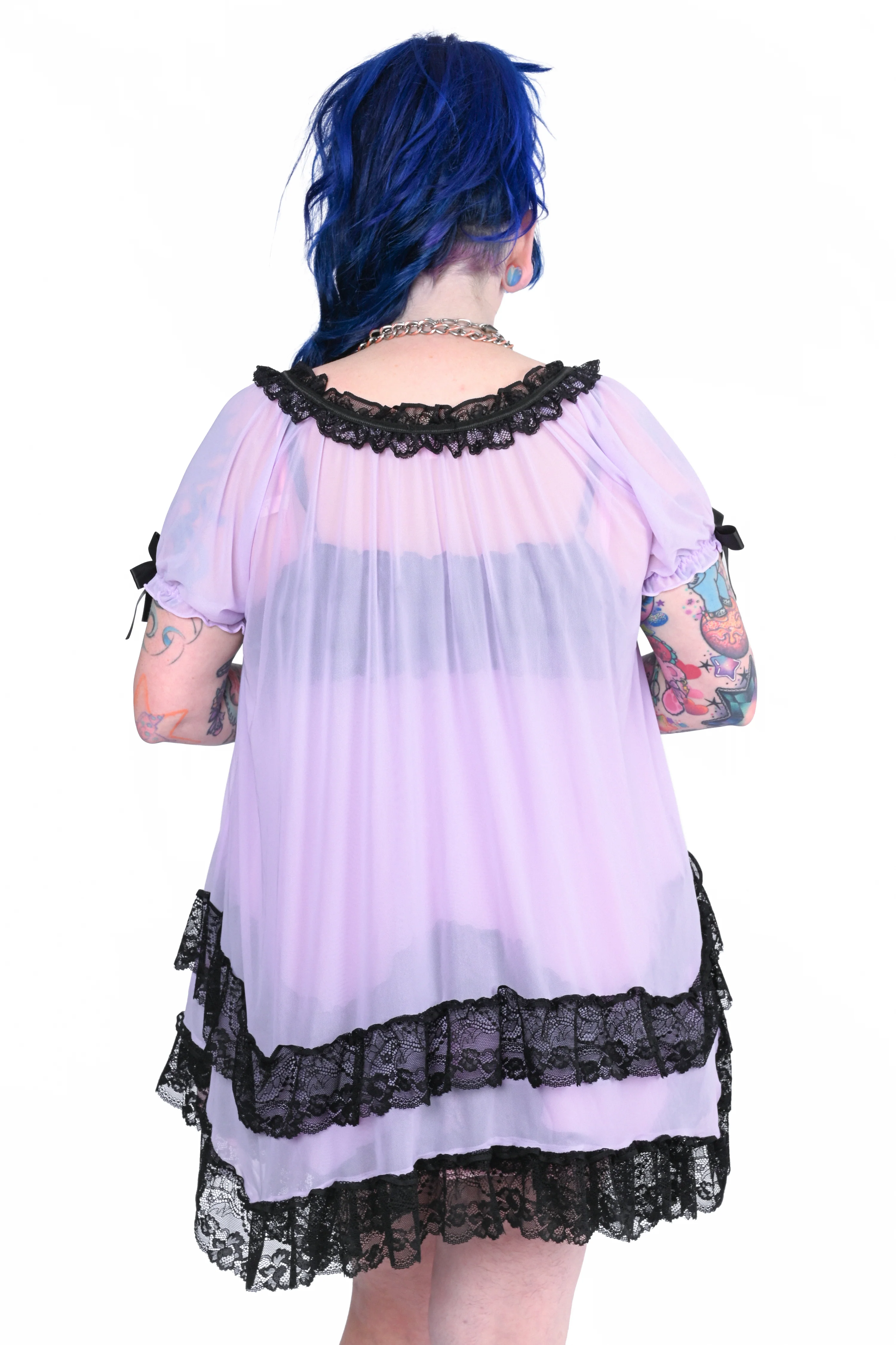 Brigitte Peignoir - Lavender - Image 6