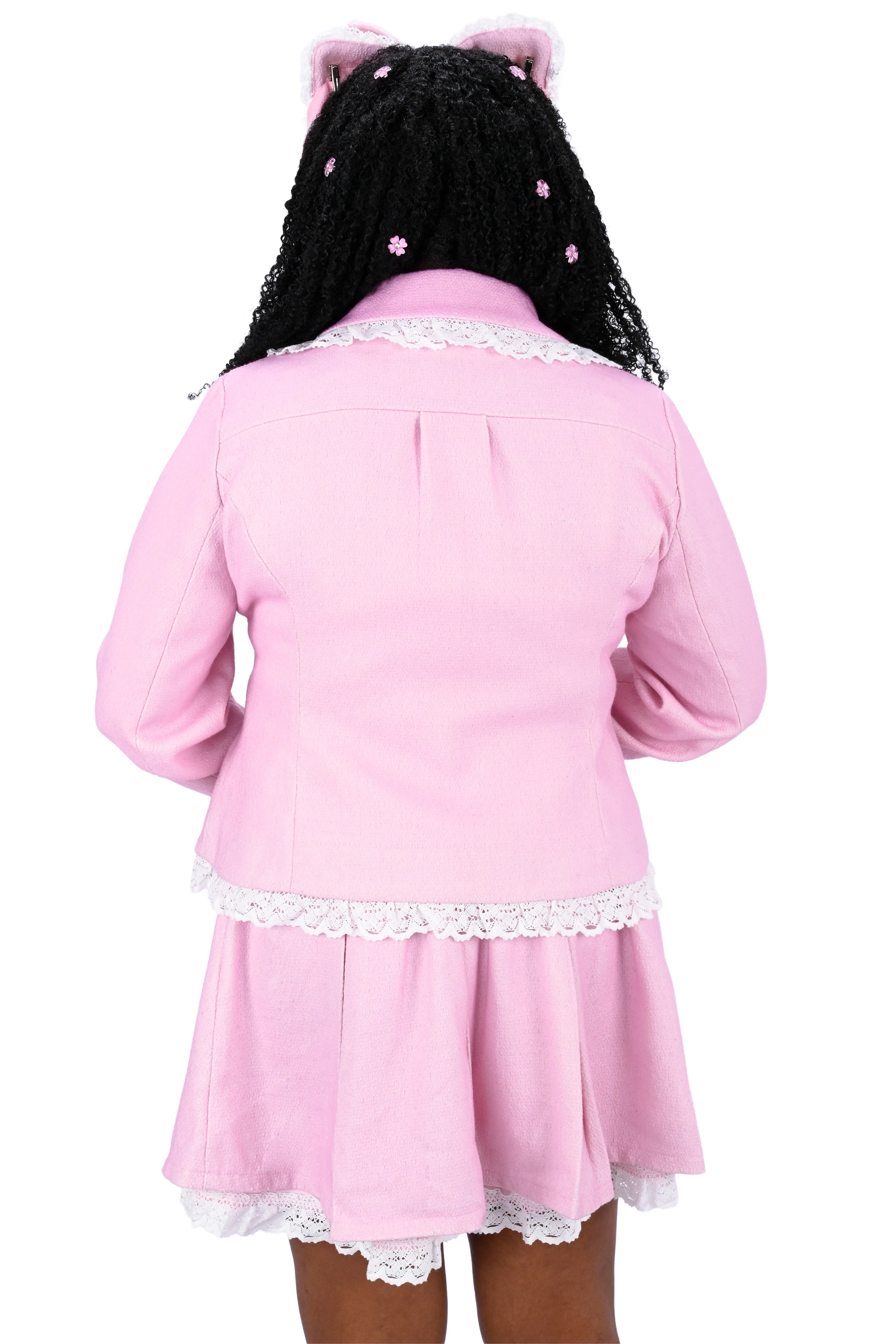 Charlotte Blazer - Pink/White - Image 5