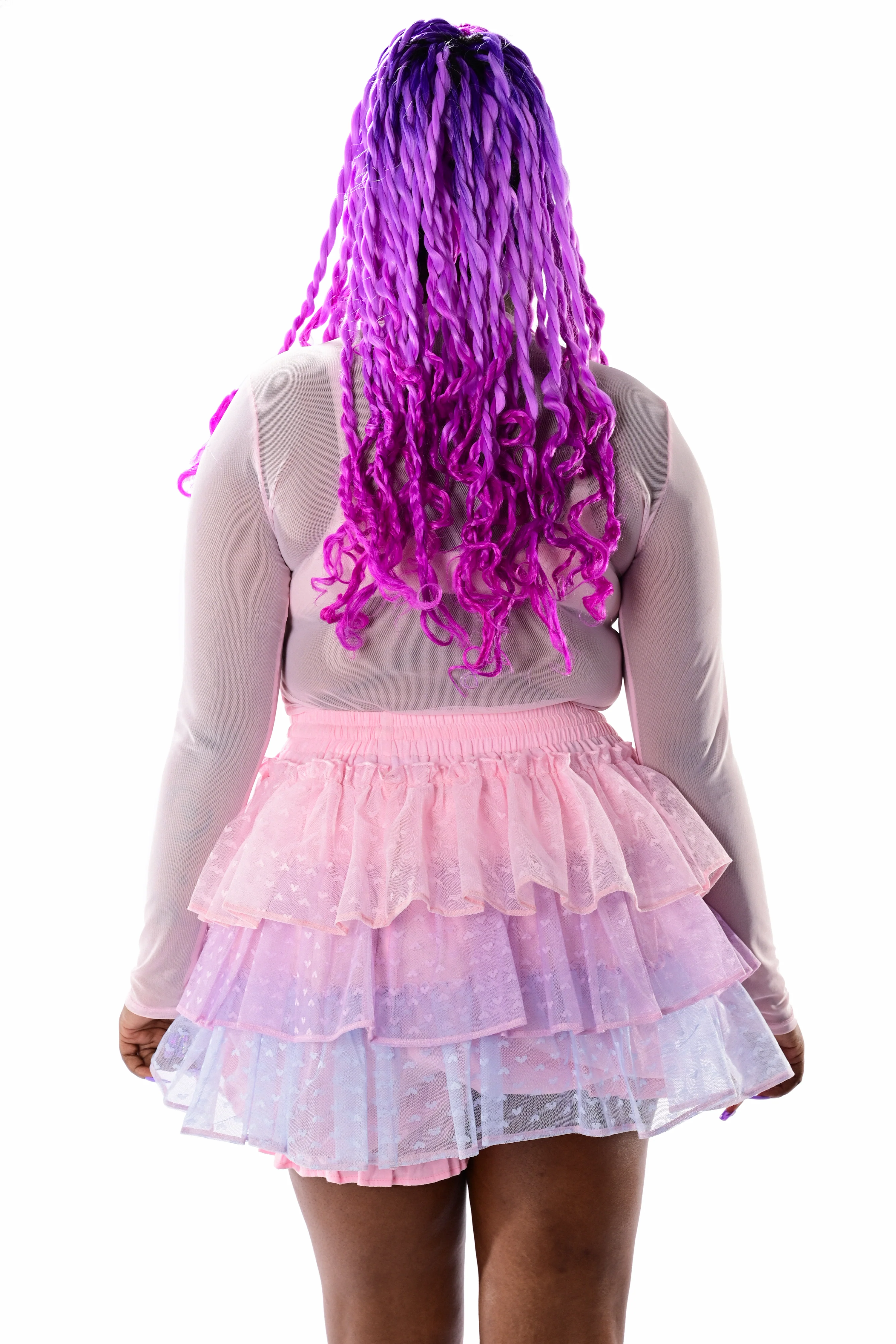 Cotton Candy Ruffle Skort - Pink Sunset - Image 10