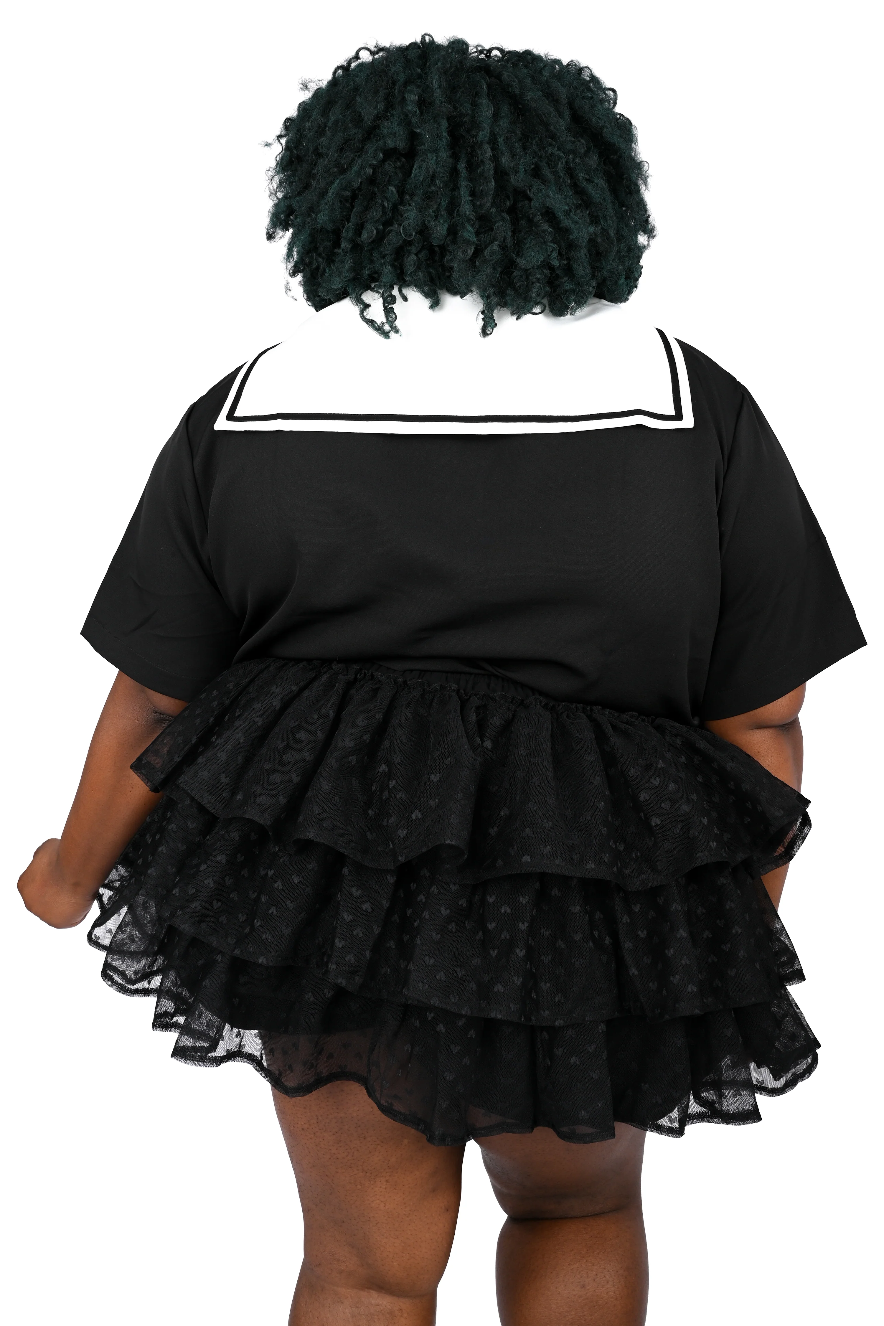 Cotton Candy Ruffle Skort - Licorice - Image 7