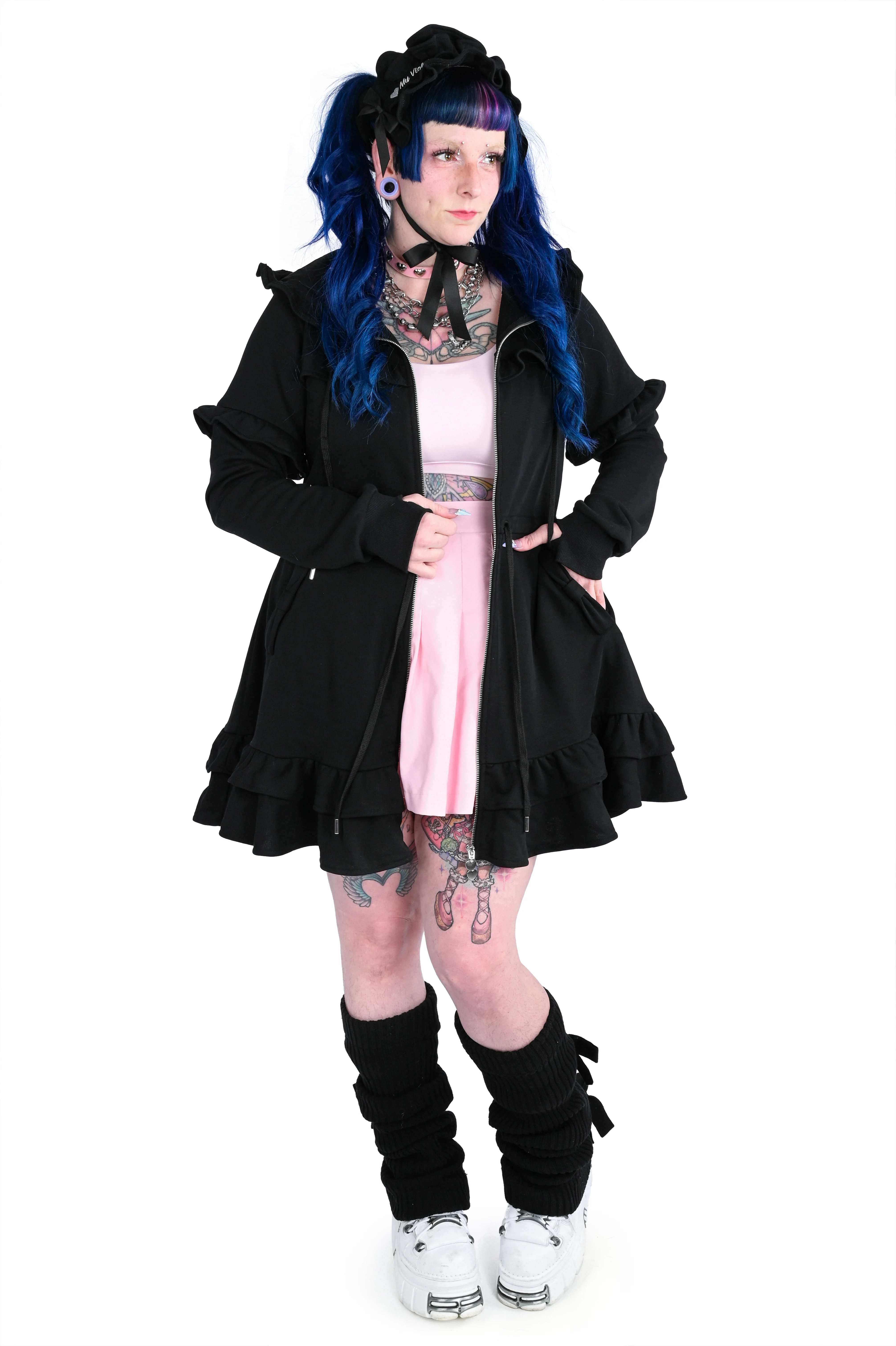 Daydream Hoodie Dress Set - Black -Sign up For Restock Notifications! - Image 10