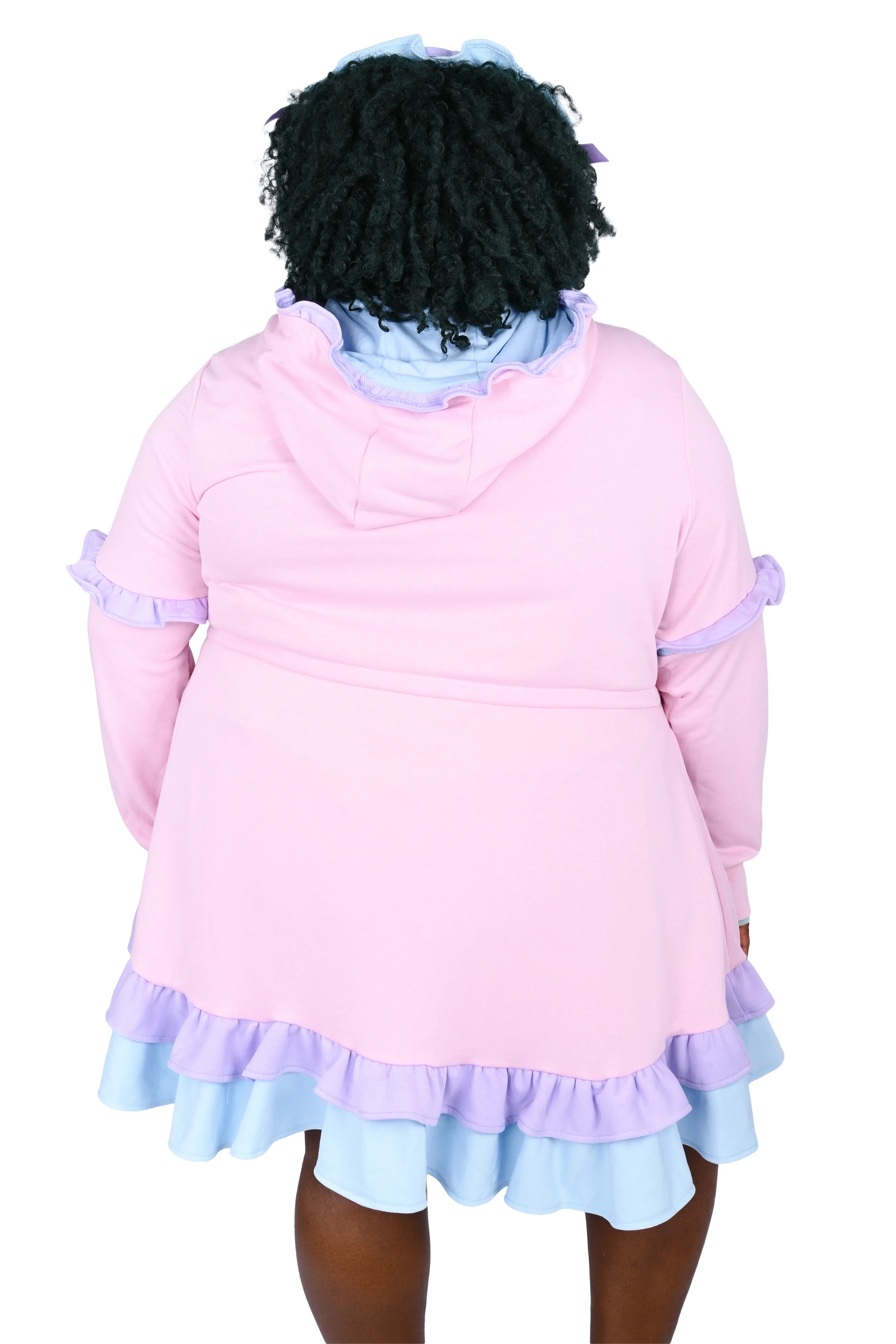 Daydream Hoodie Dress Set - Pink - Image 12