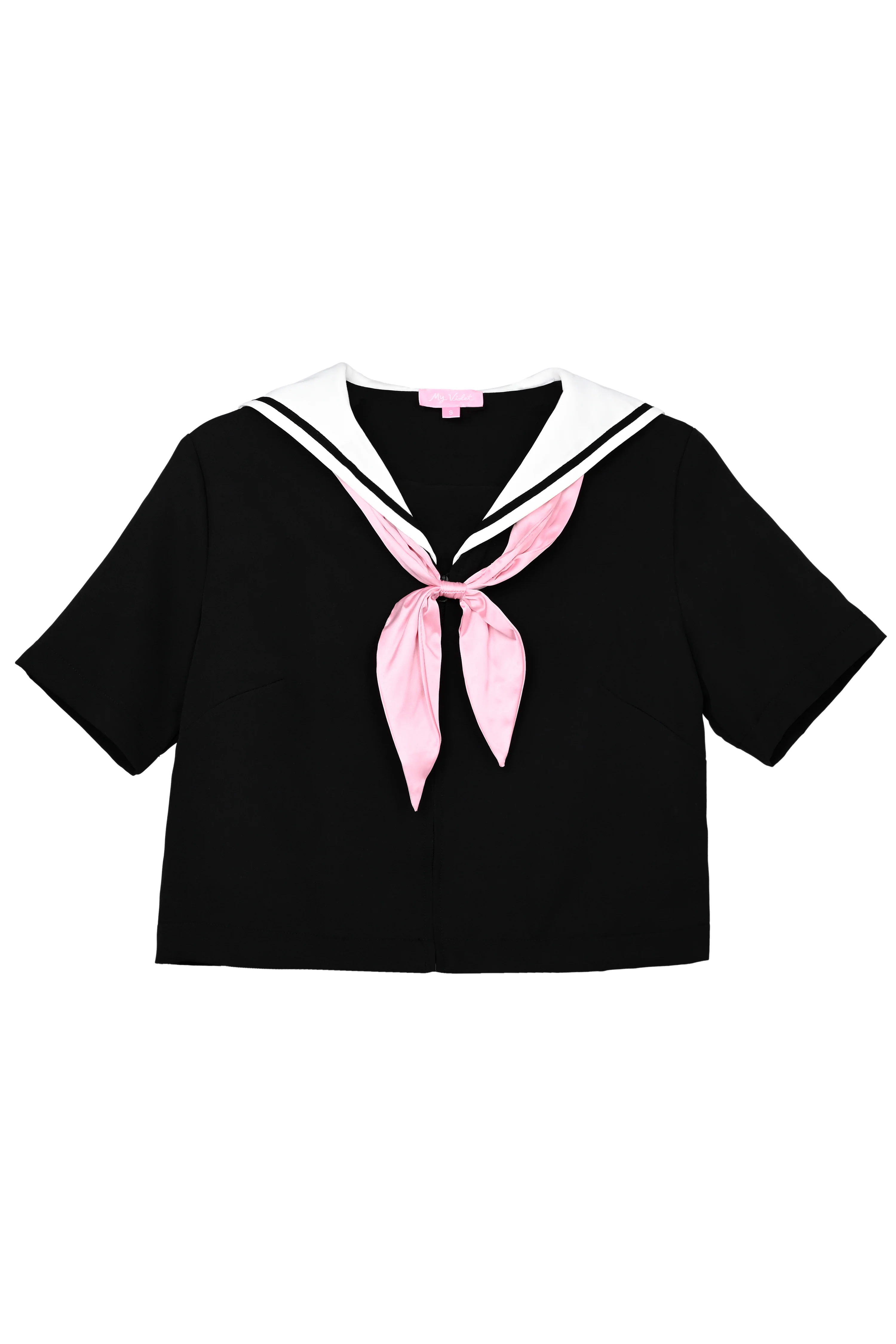 Eva Sailor Top - Black - Image 6