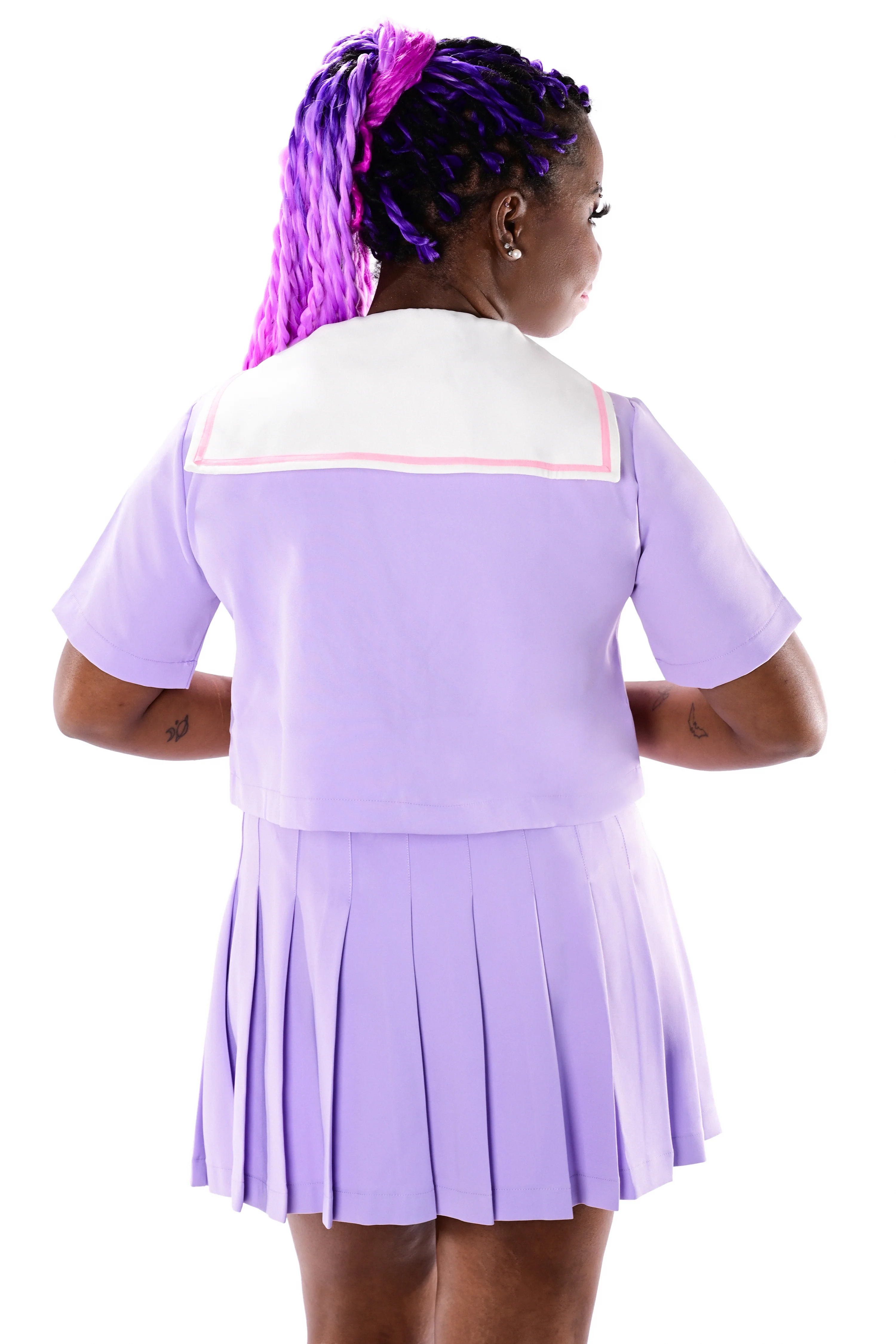 Eva Sailor Top - Lavender - Image 4