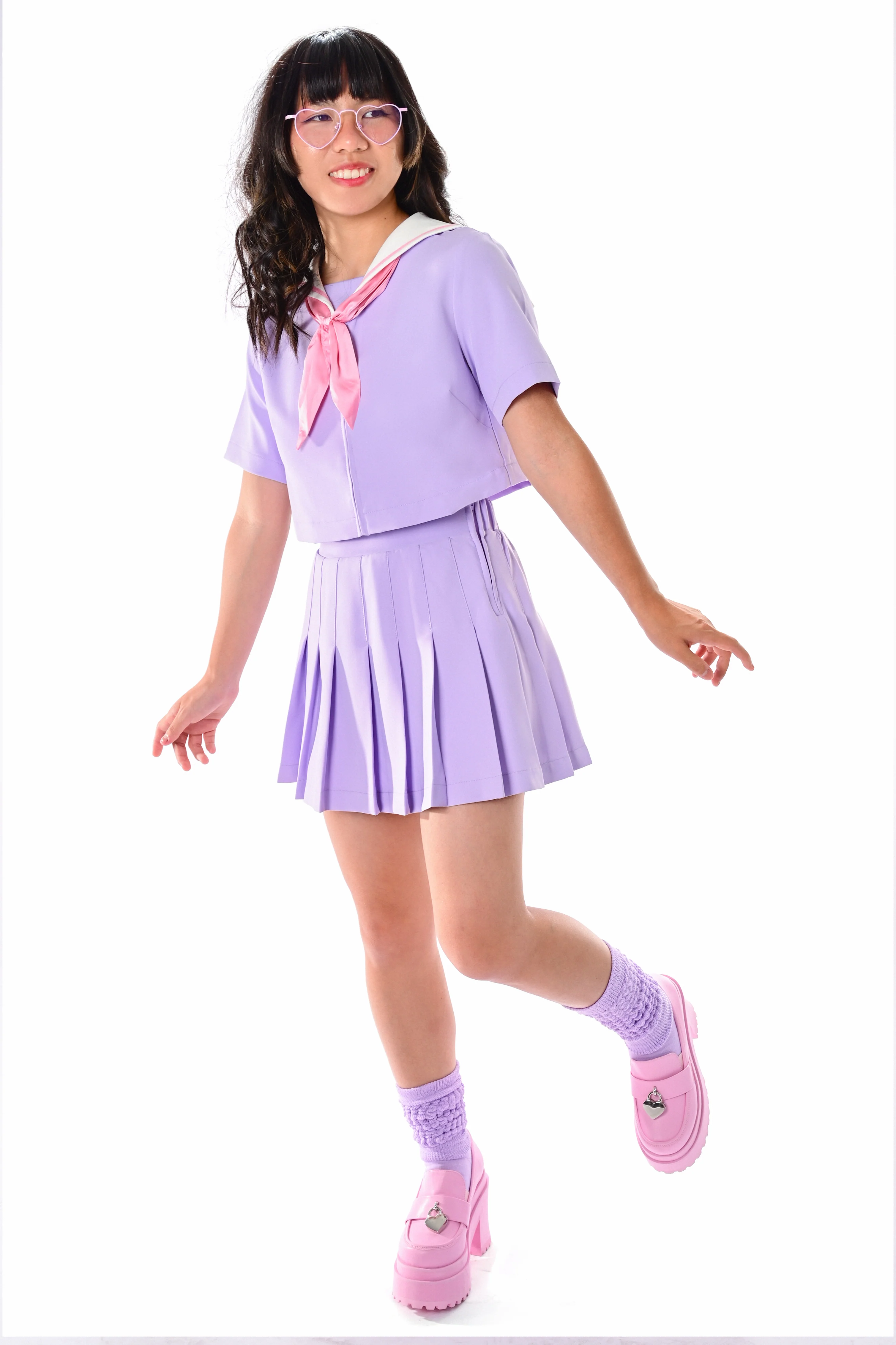 Eva Sailor Top - Lavender - Image 5
