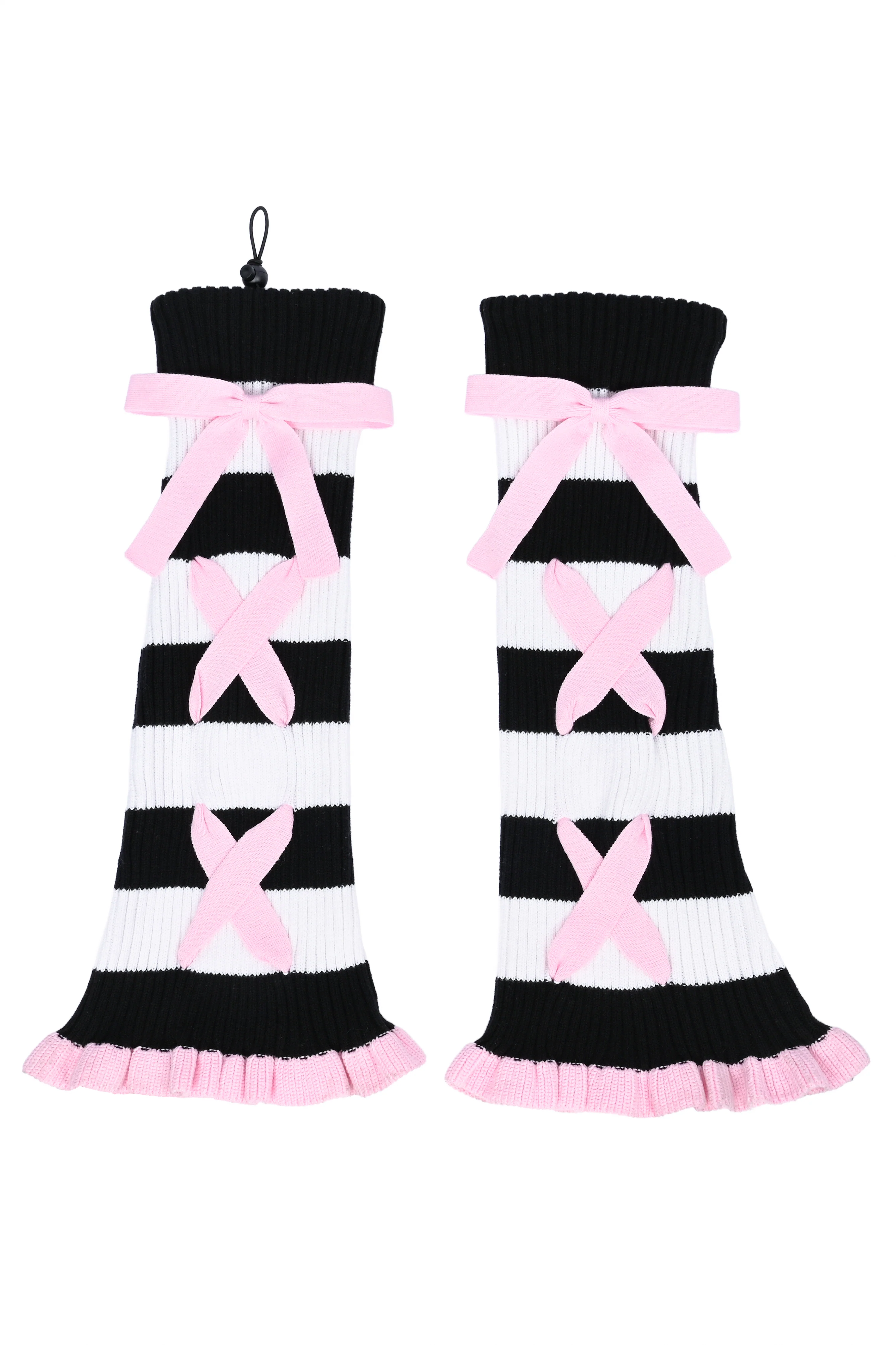 Bittersweet Stripe Leg Warmers - Image 7