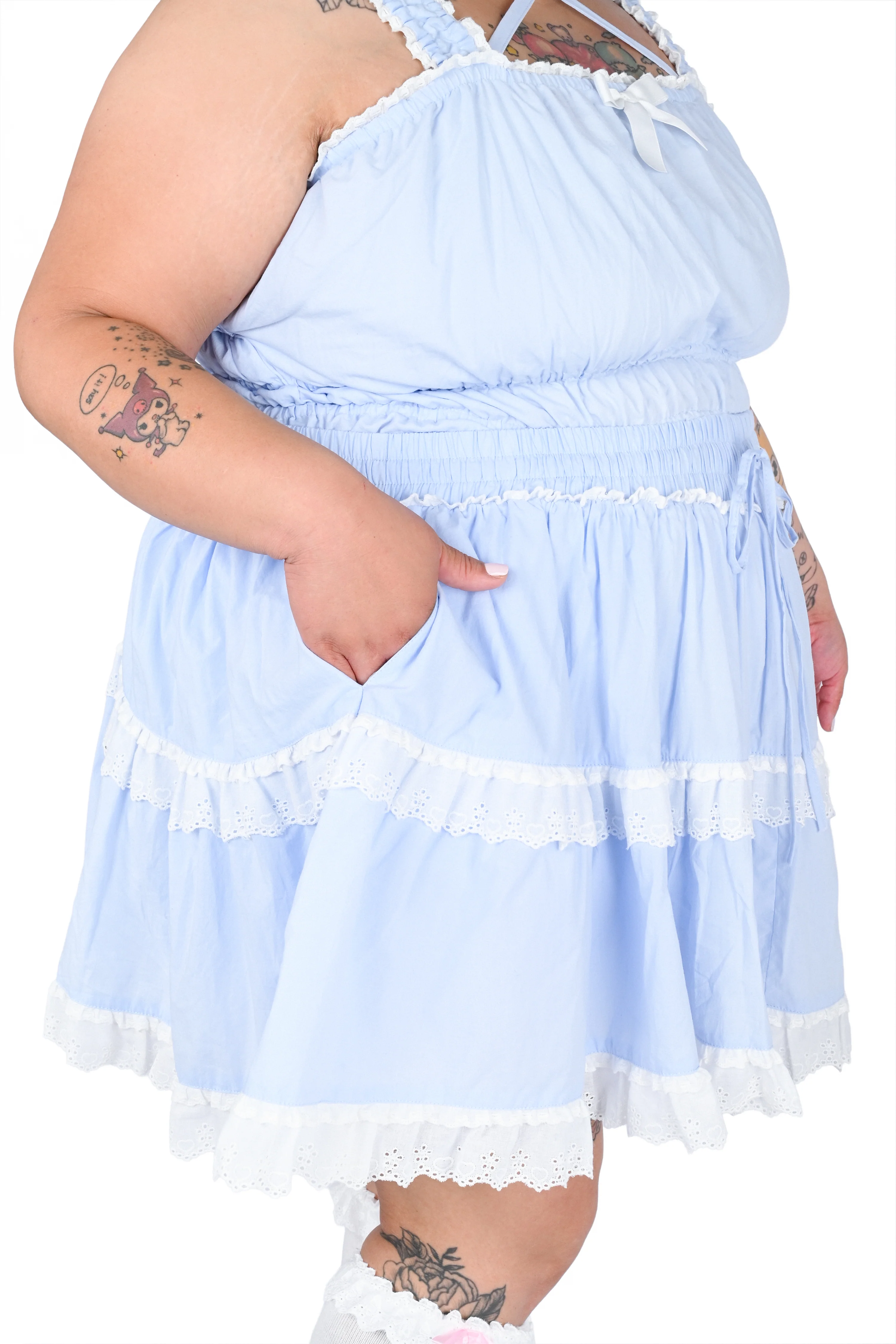 Katherine Bloomer Skort - Sky Blue - Image 4