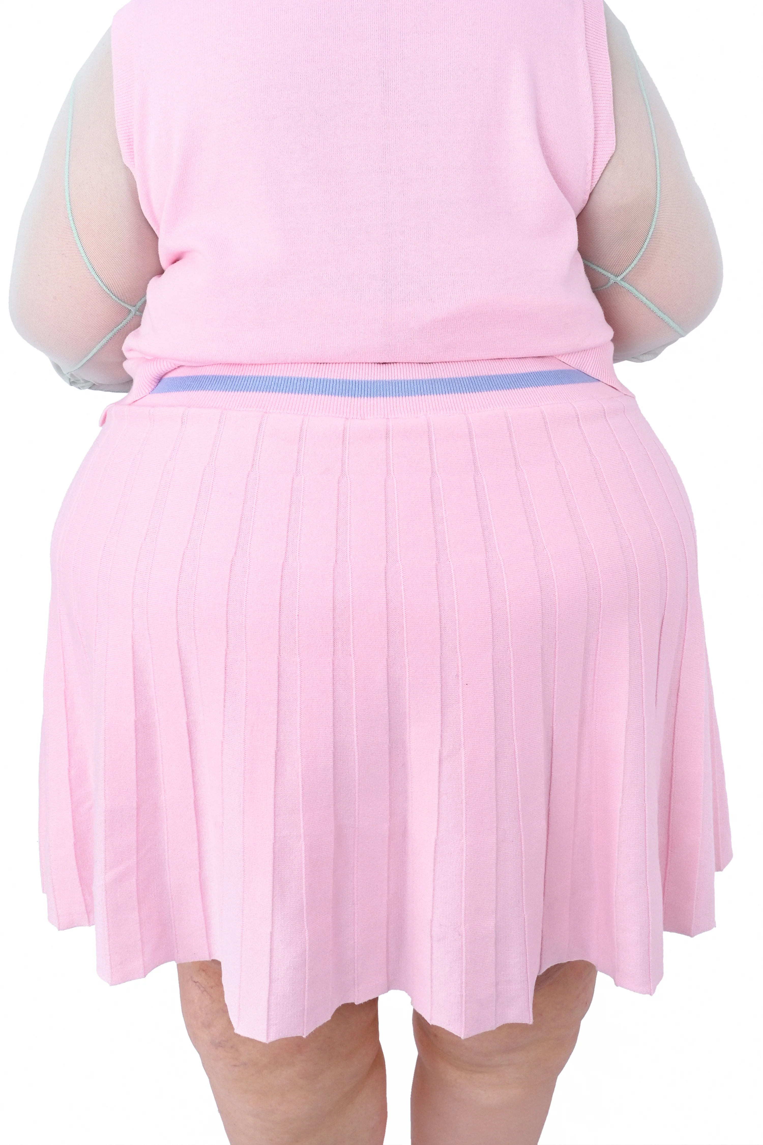 Kitty Knit Pleated Skort - Image 5