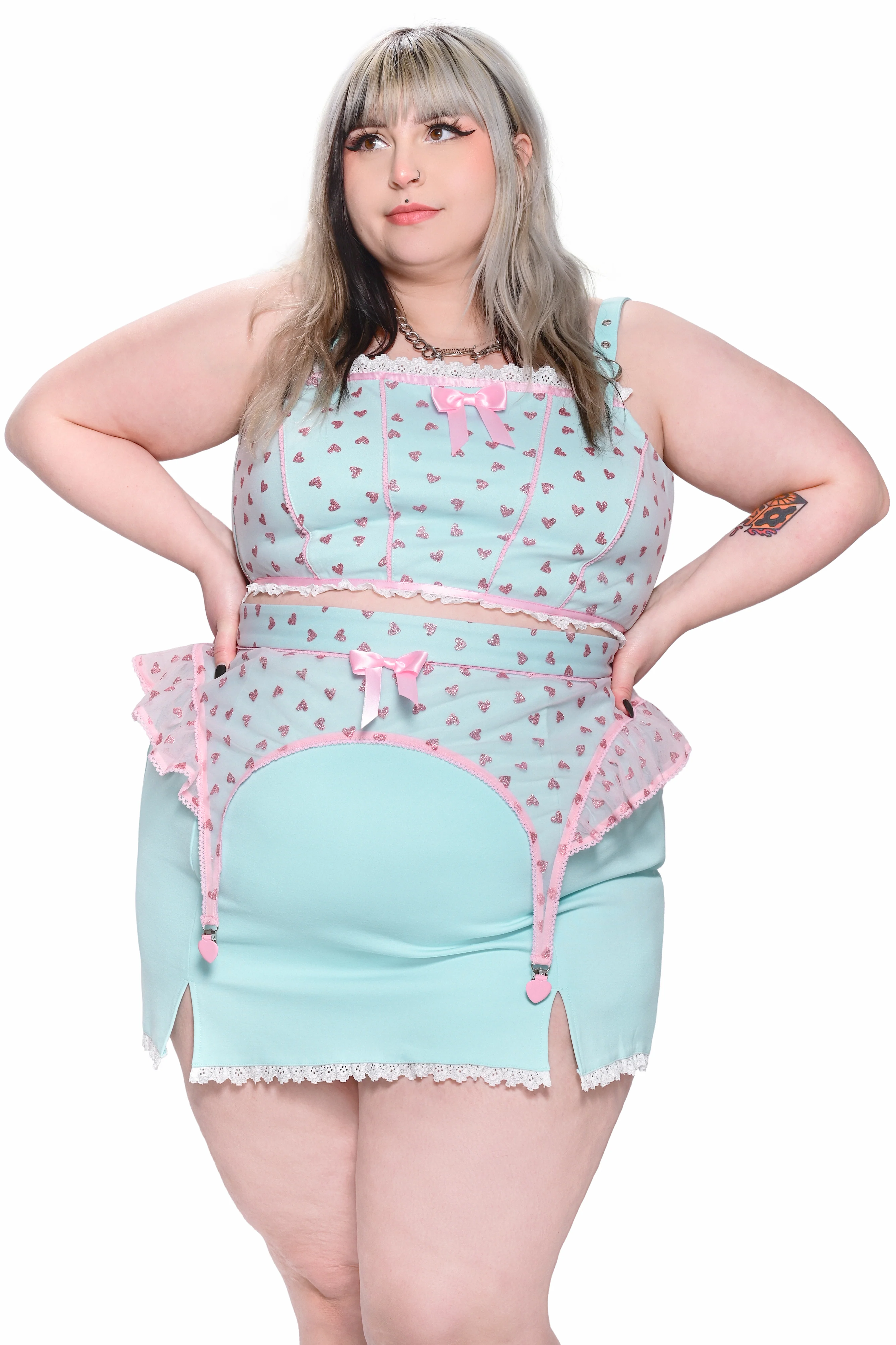 Lucky Girl Crop Top - Mint - Xl,2X & 3X left! - Image 5