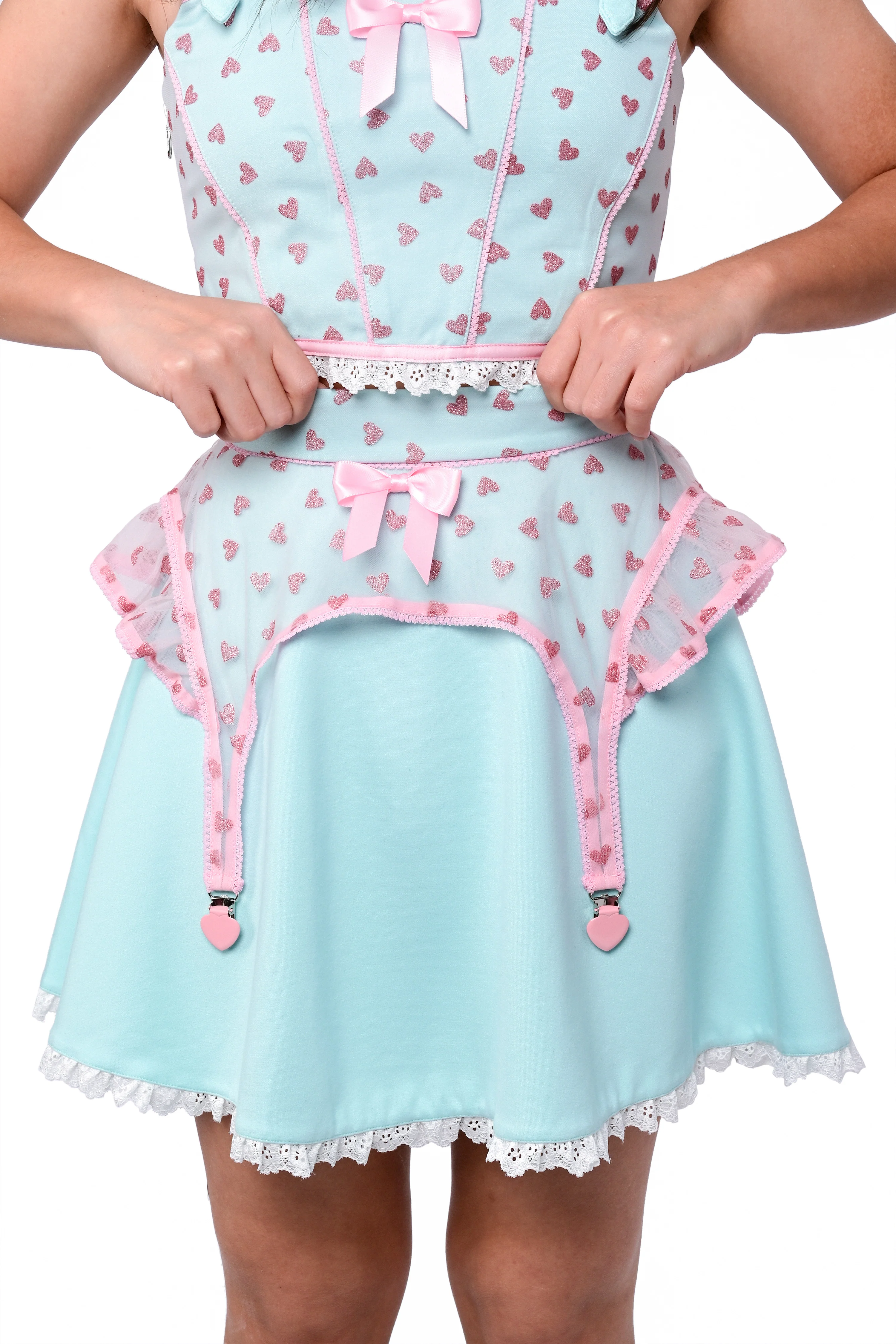 Lucky Girl Skater Skirt - Mint - XL & 4X left! - Image 3