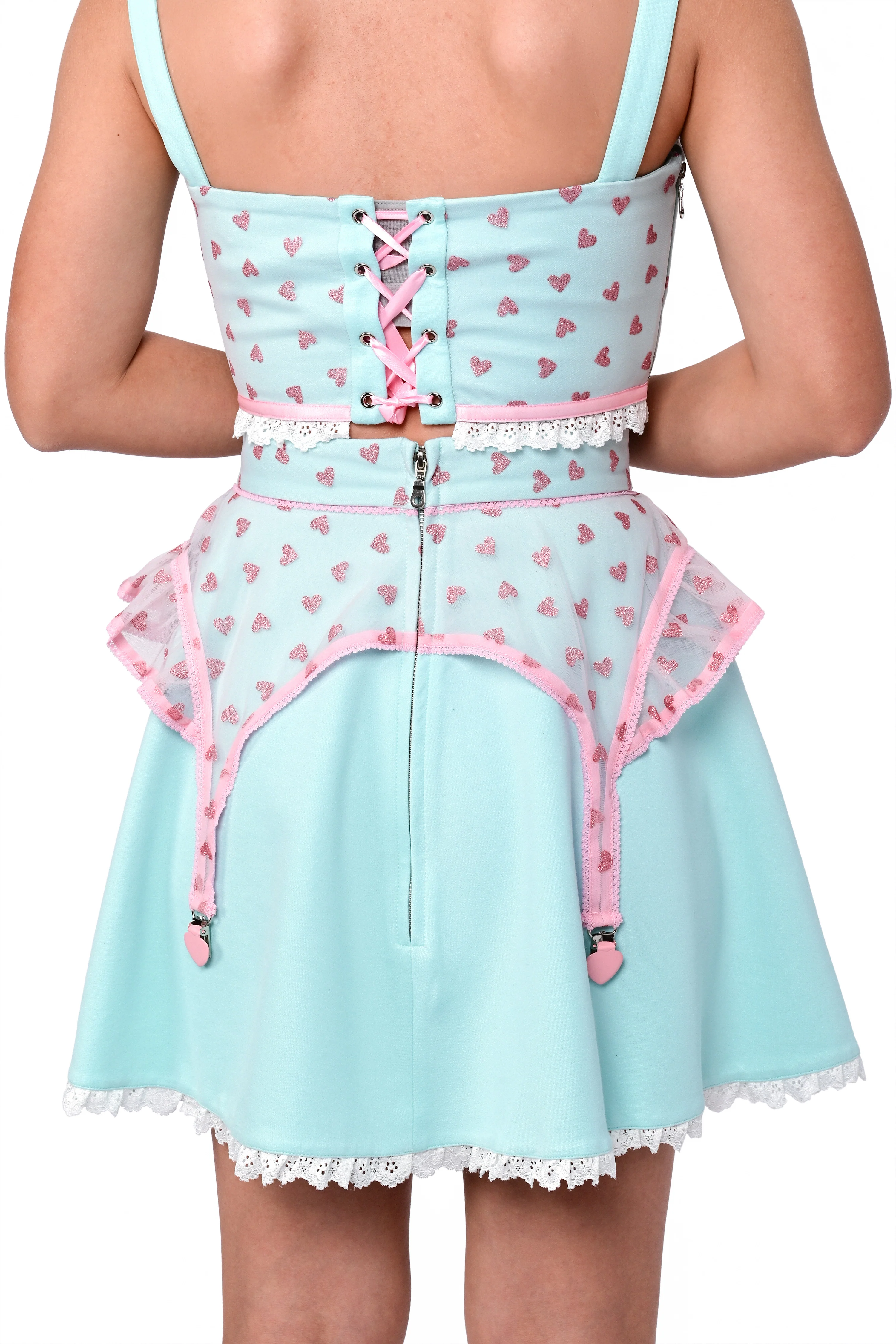 Lucky Girl Skater Skirt - Mint - XL & 4X left! - Image 5