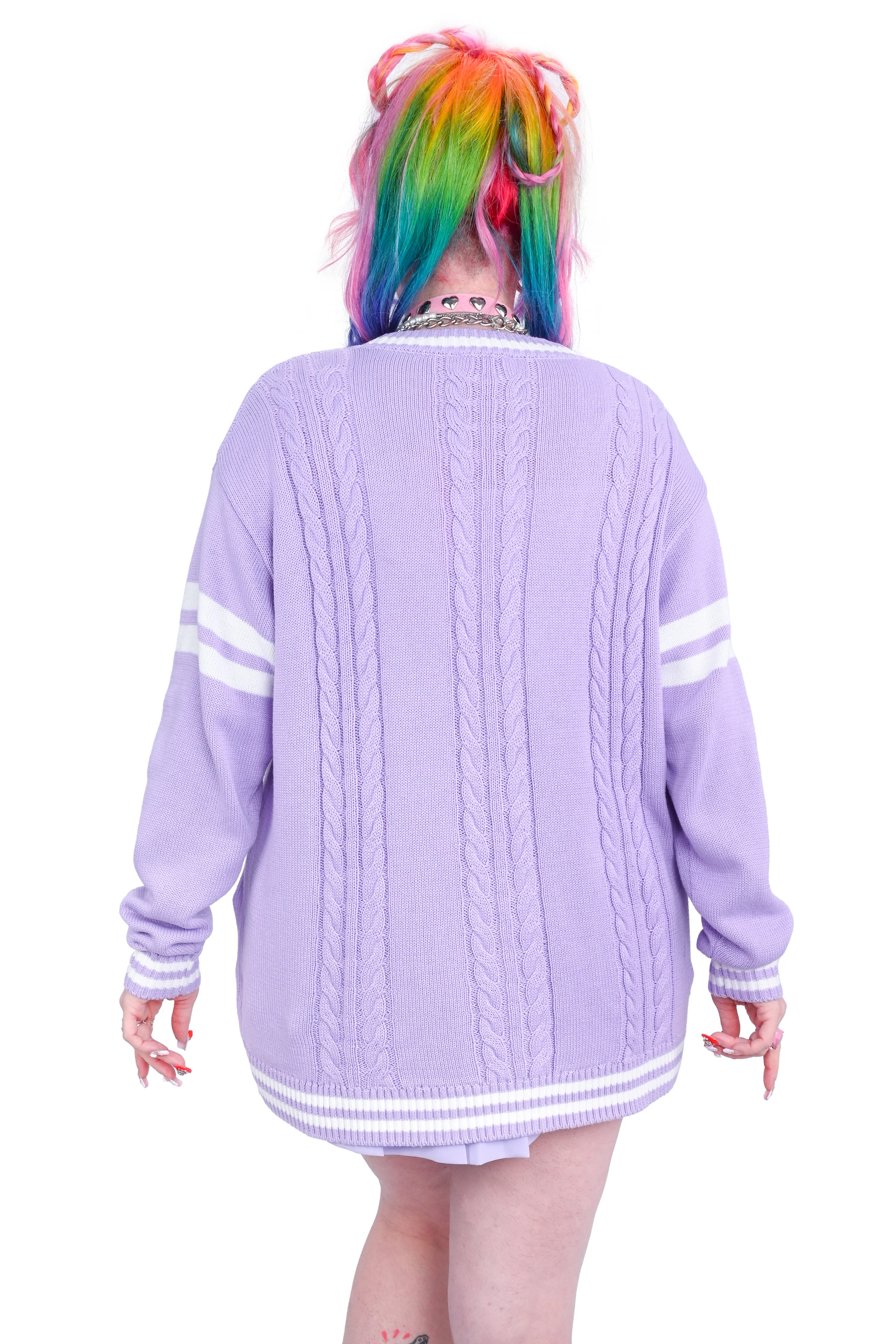 Angel Academy Cardigan - Lavender - Image 5