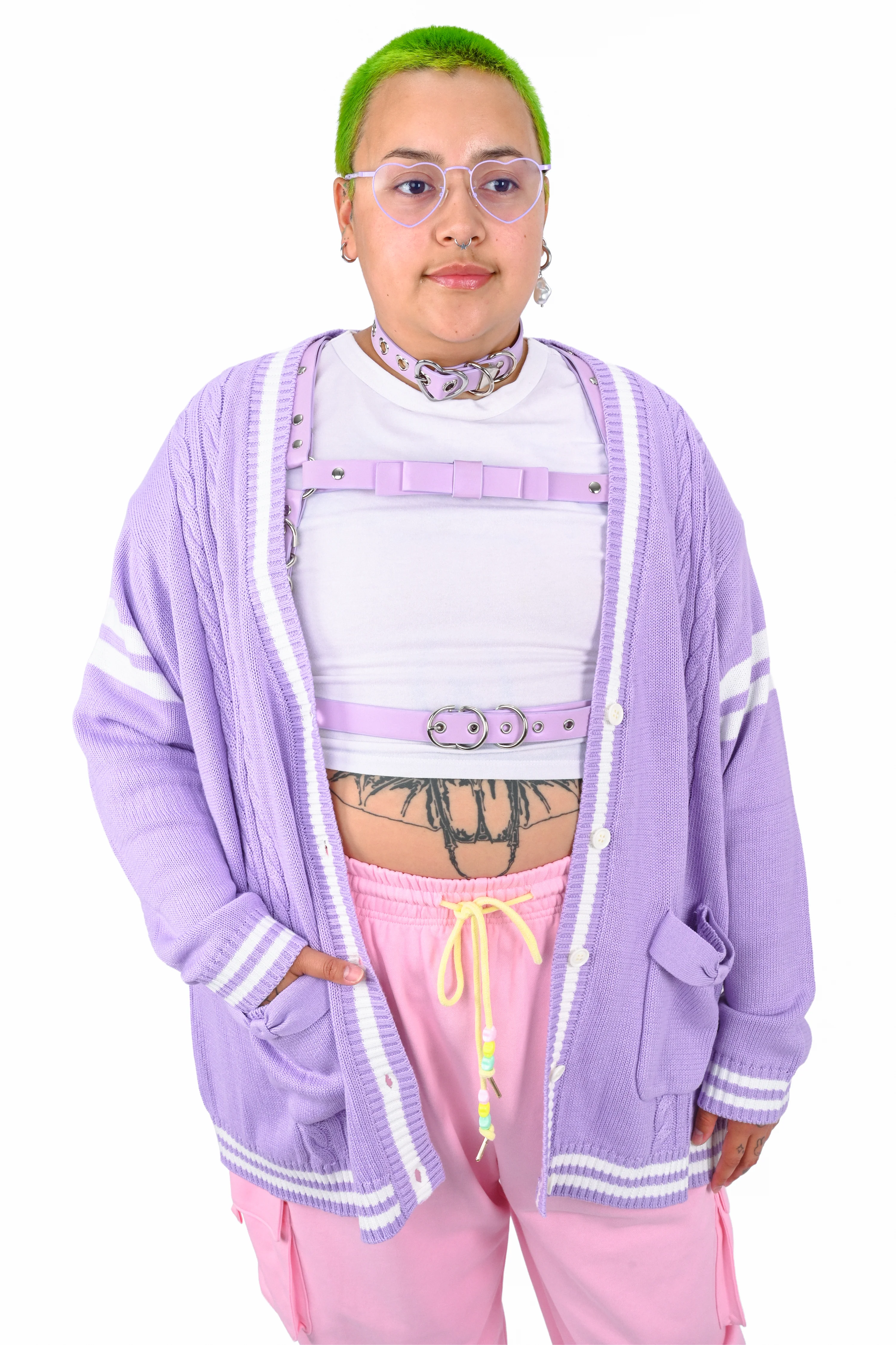 Angel Academy Cardigan - Lavender - Image 8