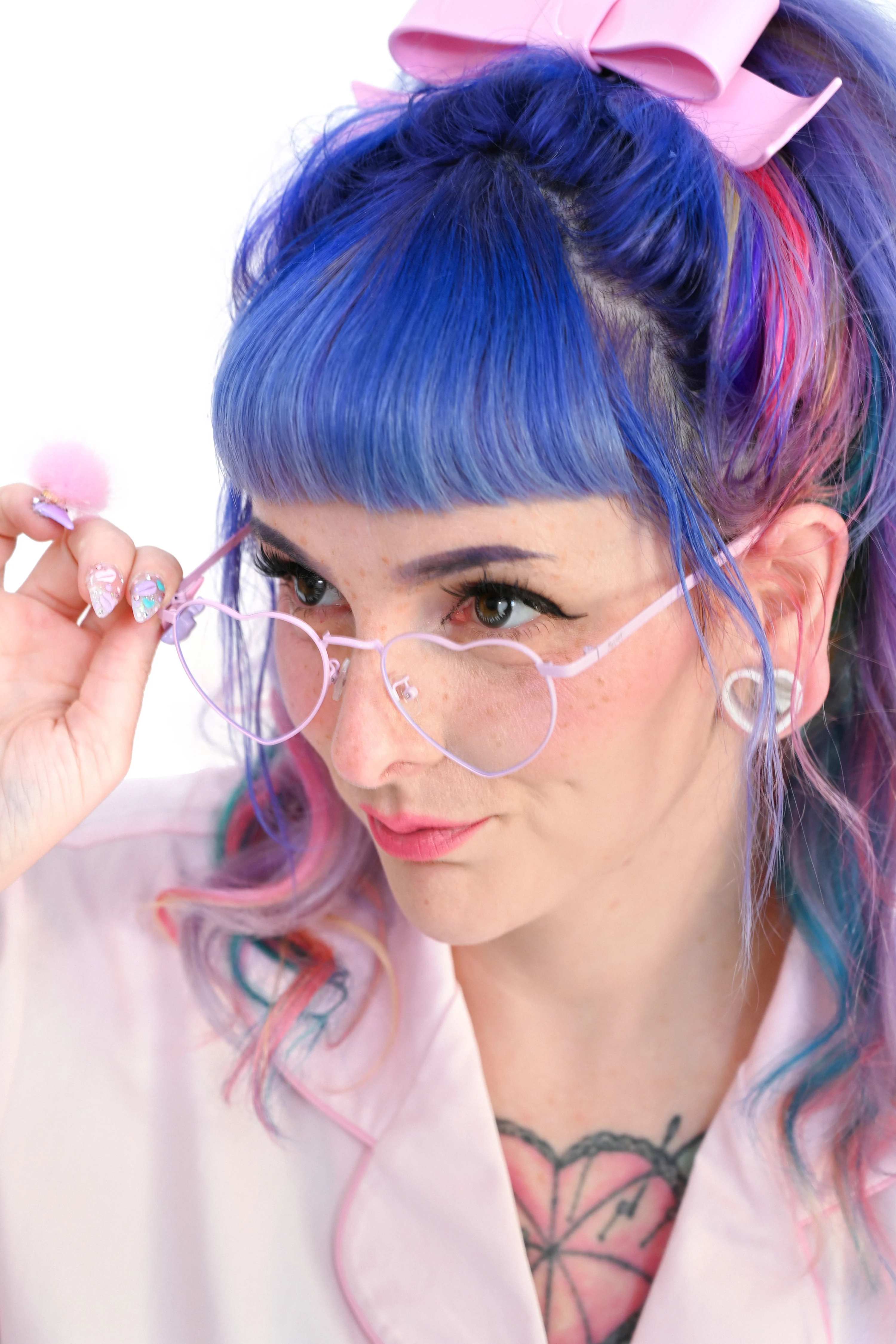 Venus Heart Glasses - Pink - Image 4
