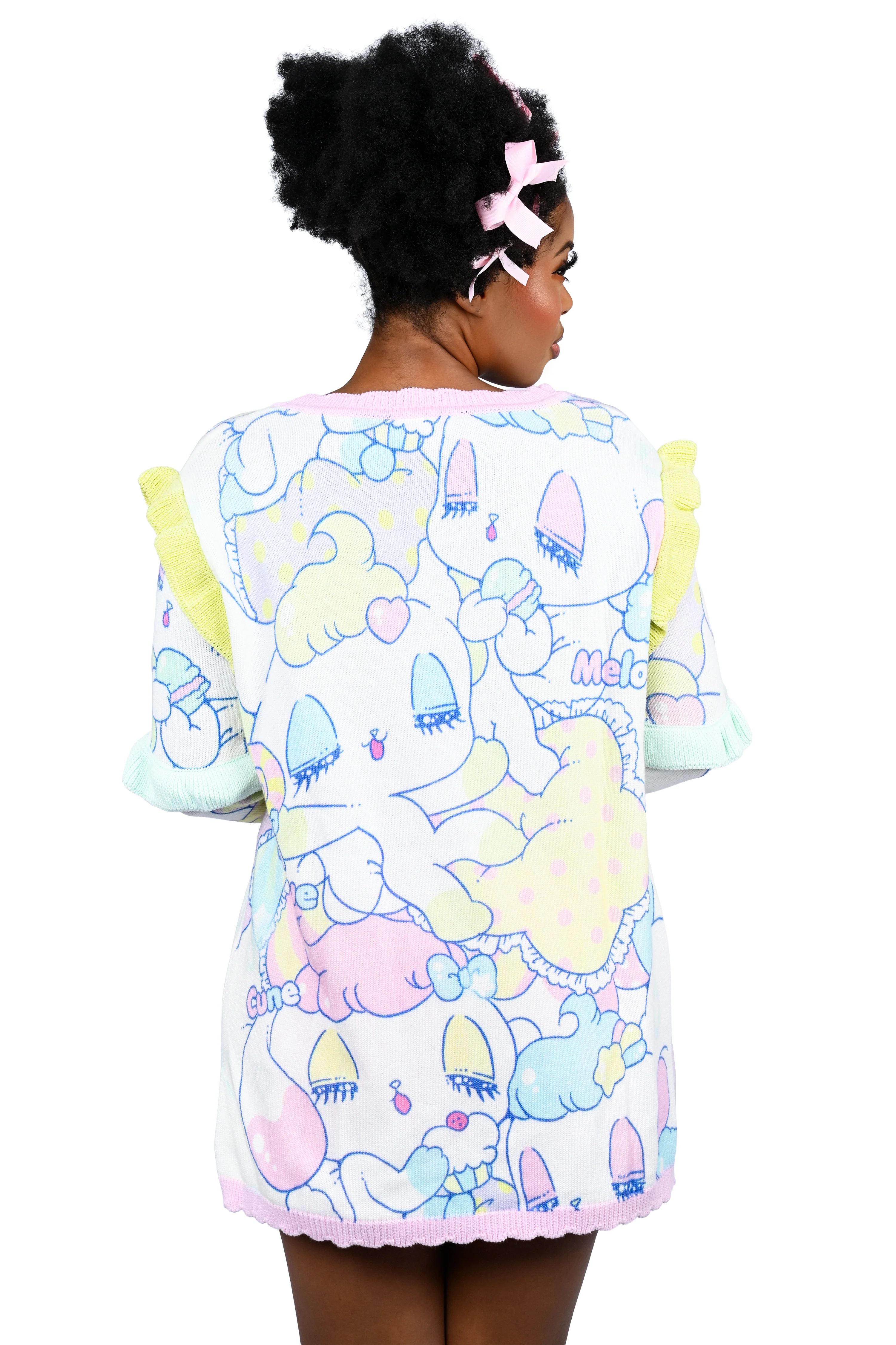 Peropero Sparkles Glitter Pullover Sweater - Image 4