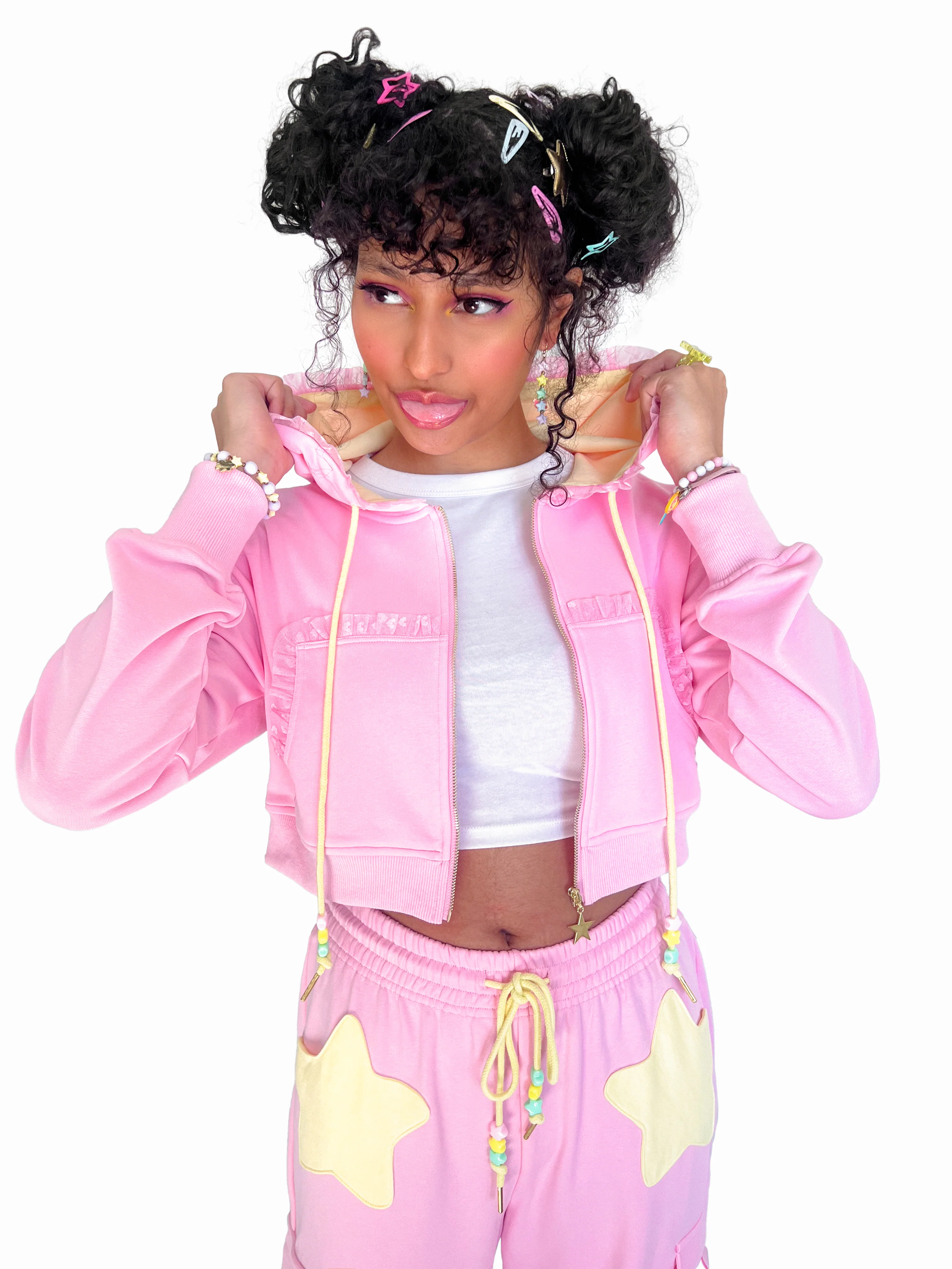 Popstar Cropped Hoodie - Image 4
