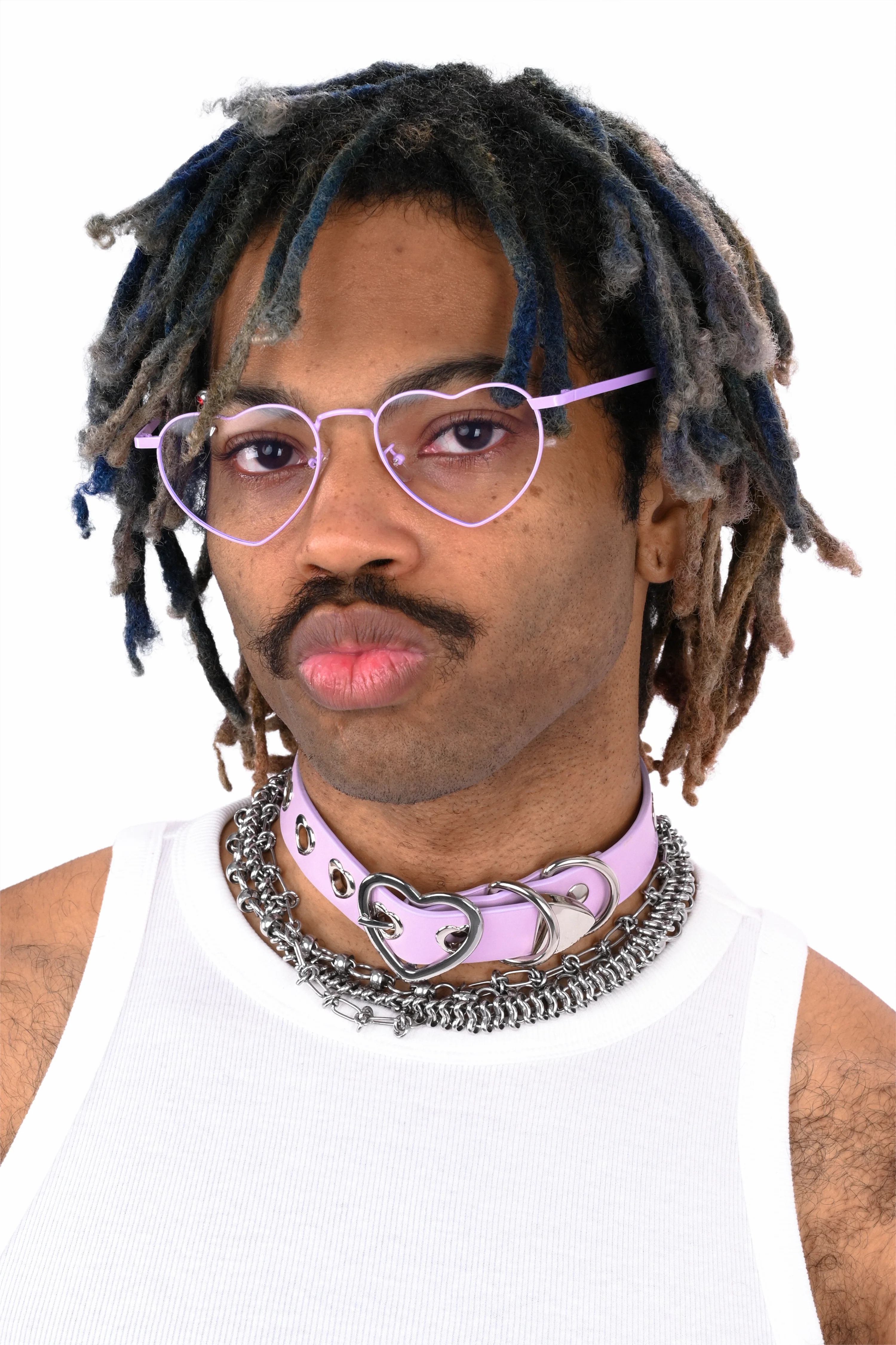 Venus Heart Glasses - Lavender - Image 3
