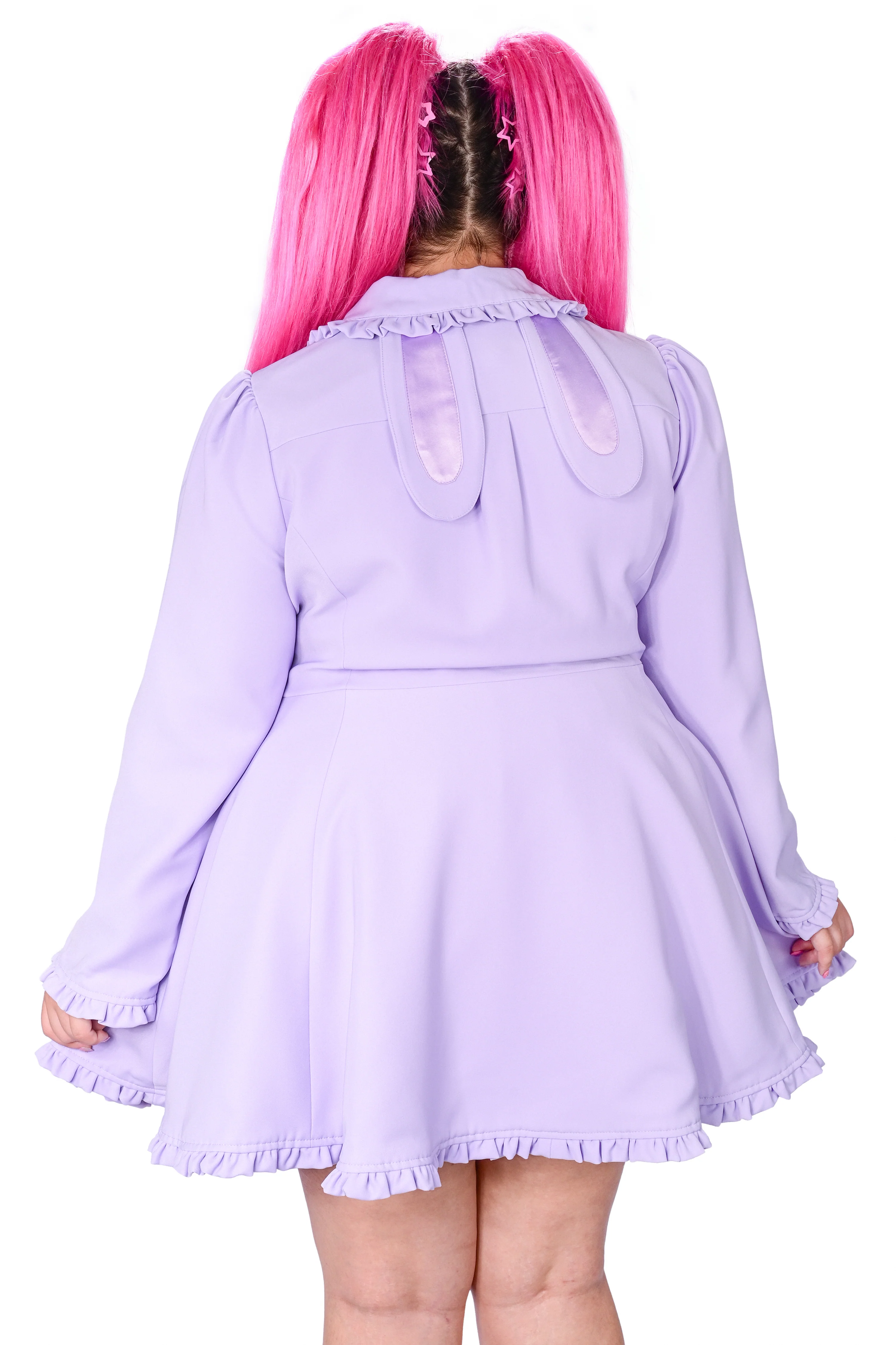 Wonderland Bunny Coat - Lavender - Image 4