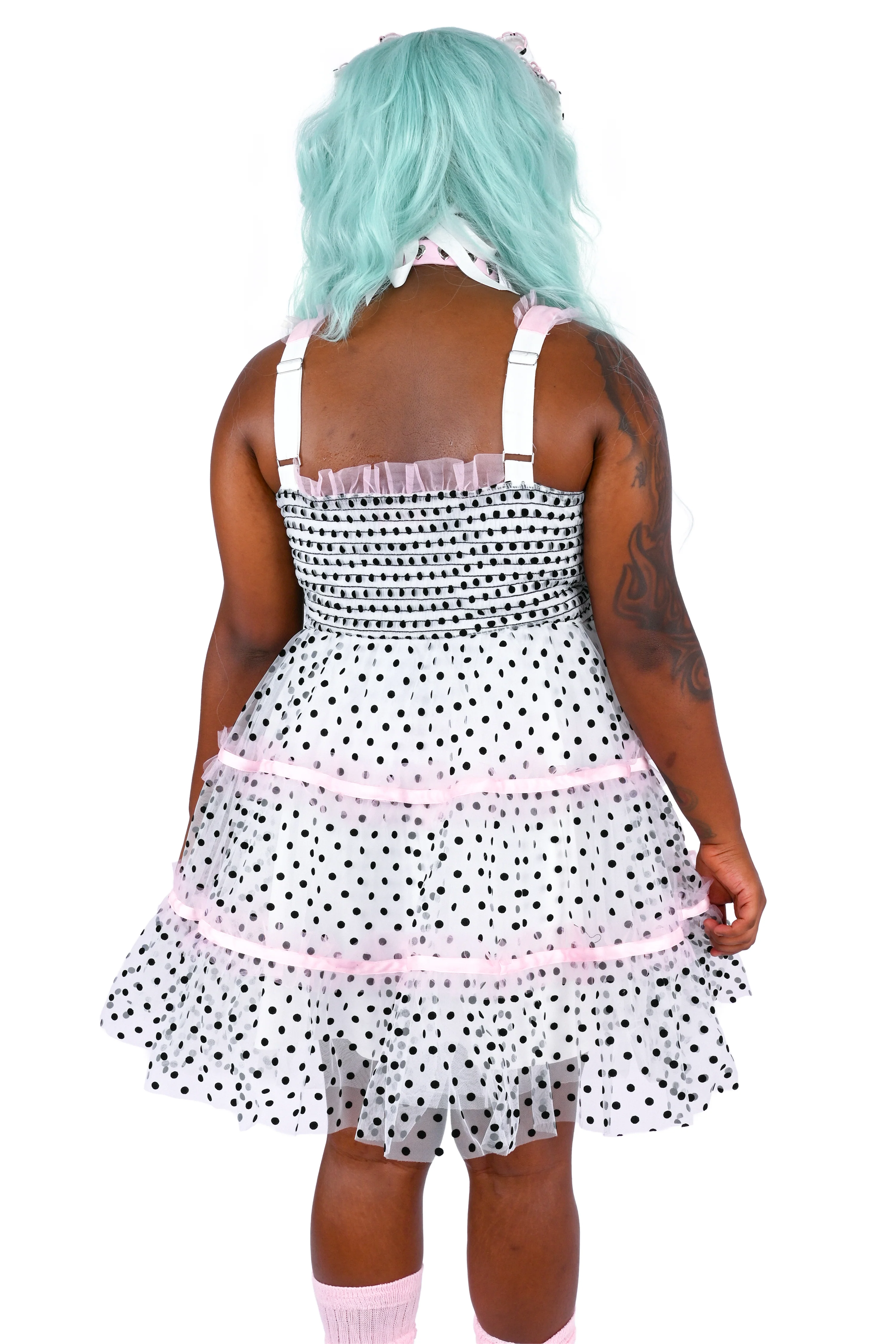 Zoe Party Dress - Polka Dot - Image 3